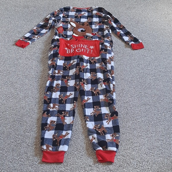 New Plush Drop Seat Holiday Union Suit. - Picture 10 of 16